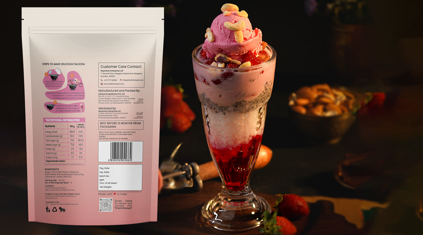 strawberry flavour