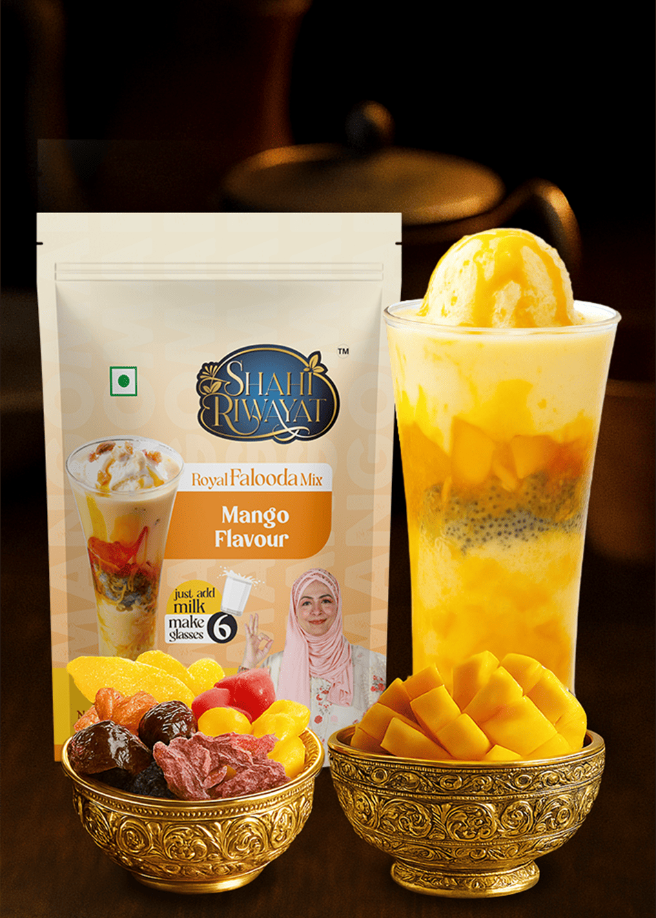Royal Falooda Mix - Mango Flavour