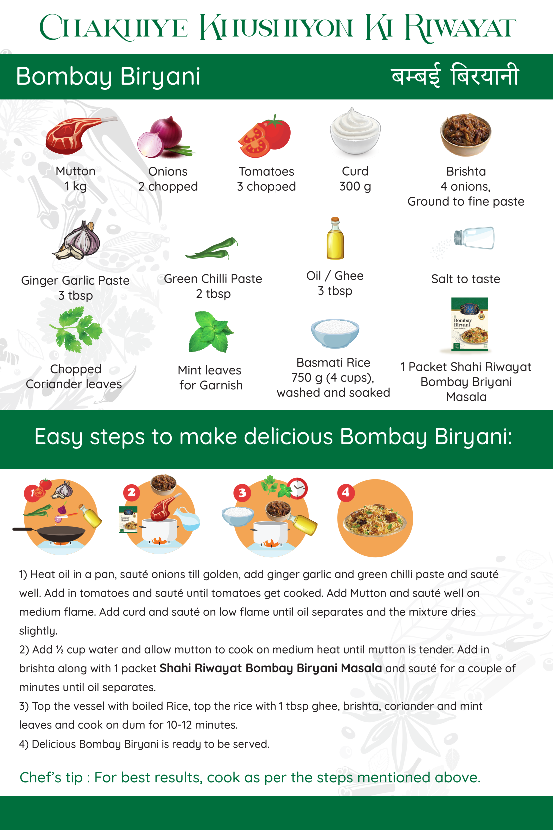 Bombay Biryani Masala